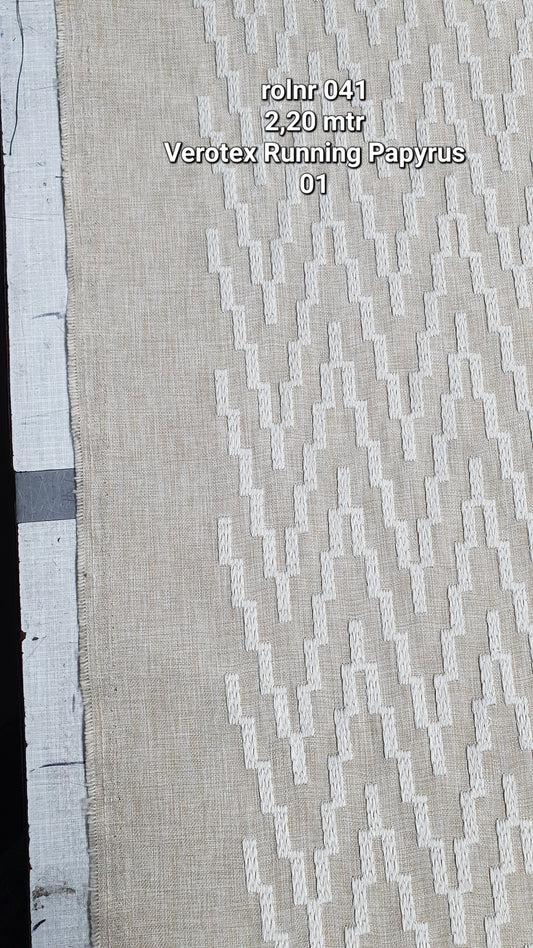 Meubelstof - Verotex Running papyrus 01 - 220 cm