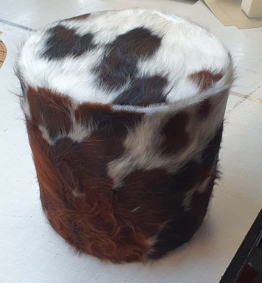 Poef rond  45 cm en 45cm hoog